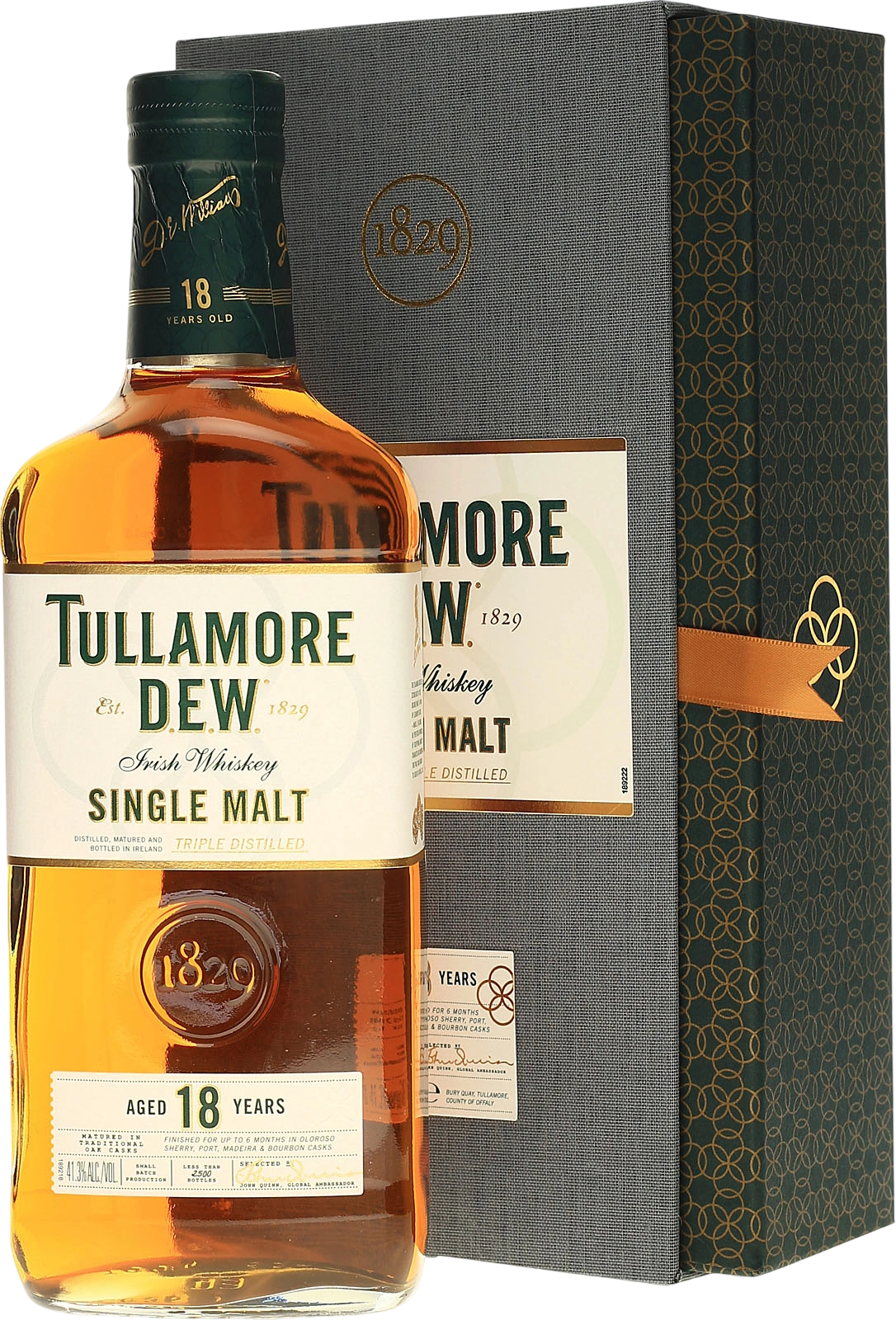 Tullamore D.E.W. 18 Ani Single Malt Whiskey 0.7L