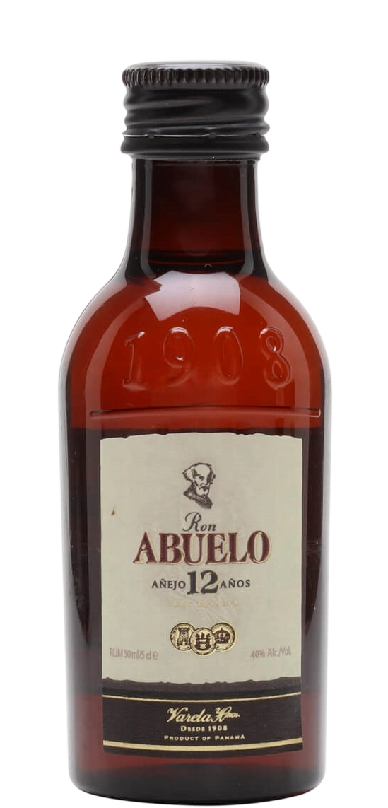 Ron Abuelo 12 Ani Gran Reserva Dark Rum 0.05L
