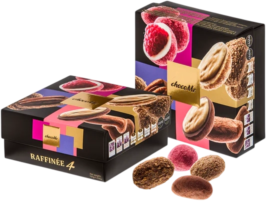 chocoMe Ciocolată Artizanală Raffinee Selecție Drajeuri 160g (RF401)