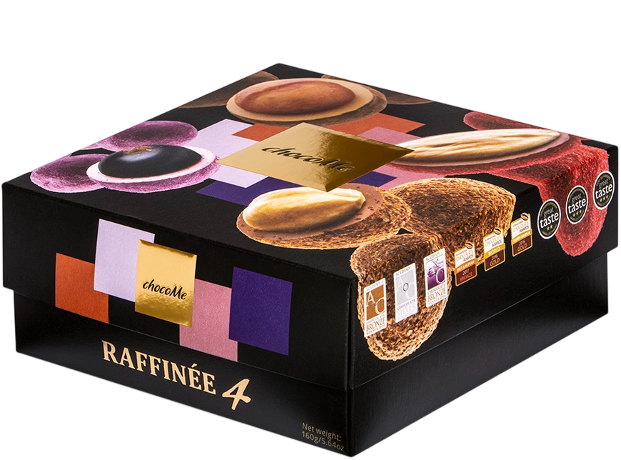 chocoMe Selecție de Drajeuri cu Ciocolată Artizanală Raffinee 160G (RF402)